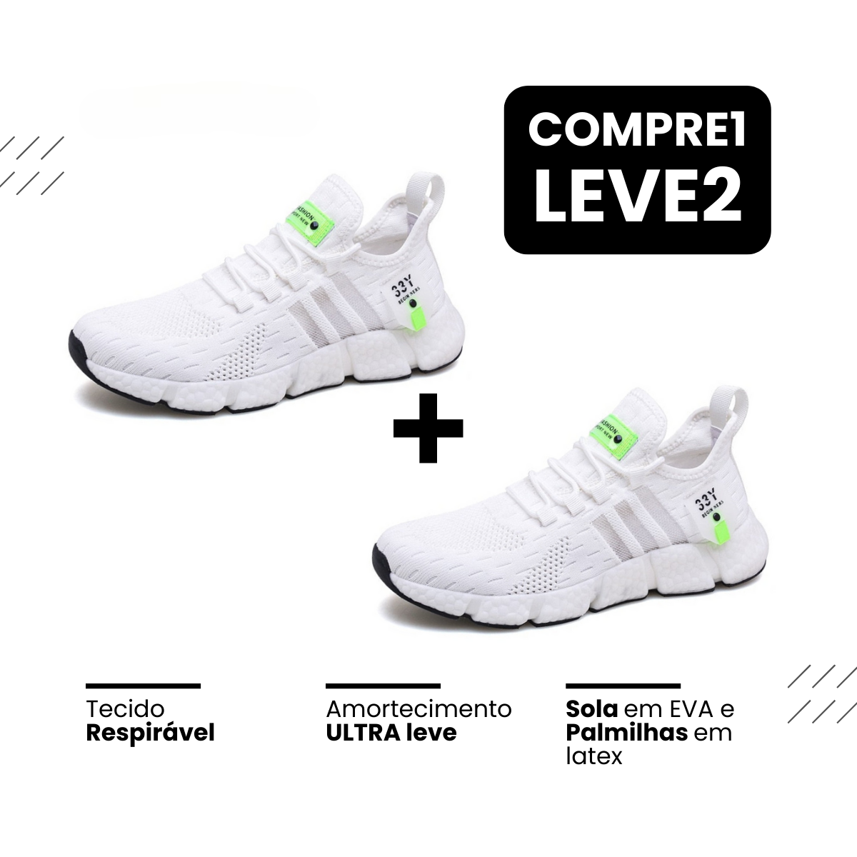 Tênis New Runner (COMPRE 1 LEVE 2)