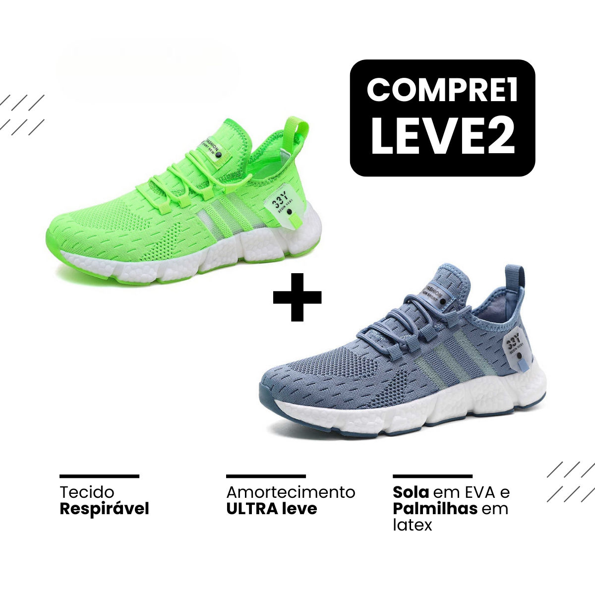 Tênis New Runner (COMPRE 1 LEVE 2)