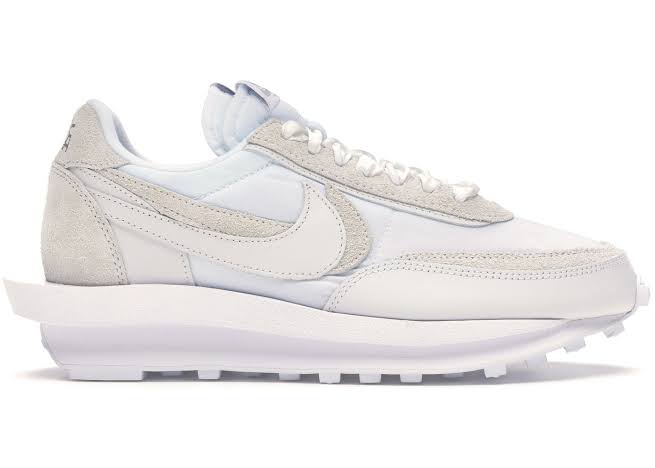 Nike Waffle Sacai White Nylon