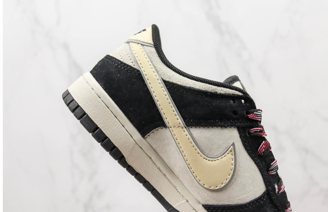 Nike Dunk Low LX Black Suede Team Gold